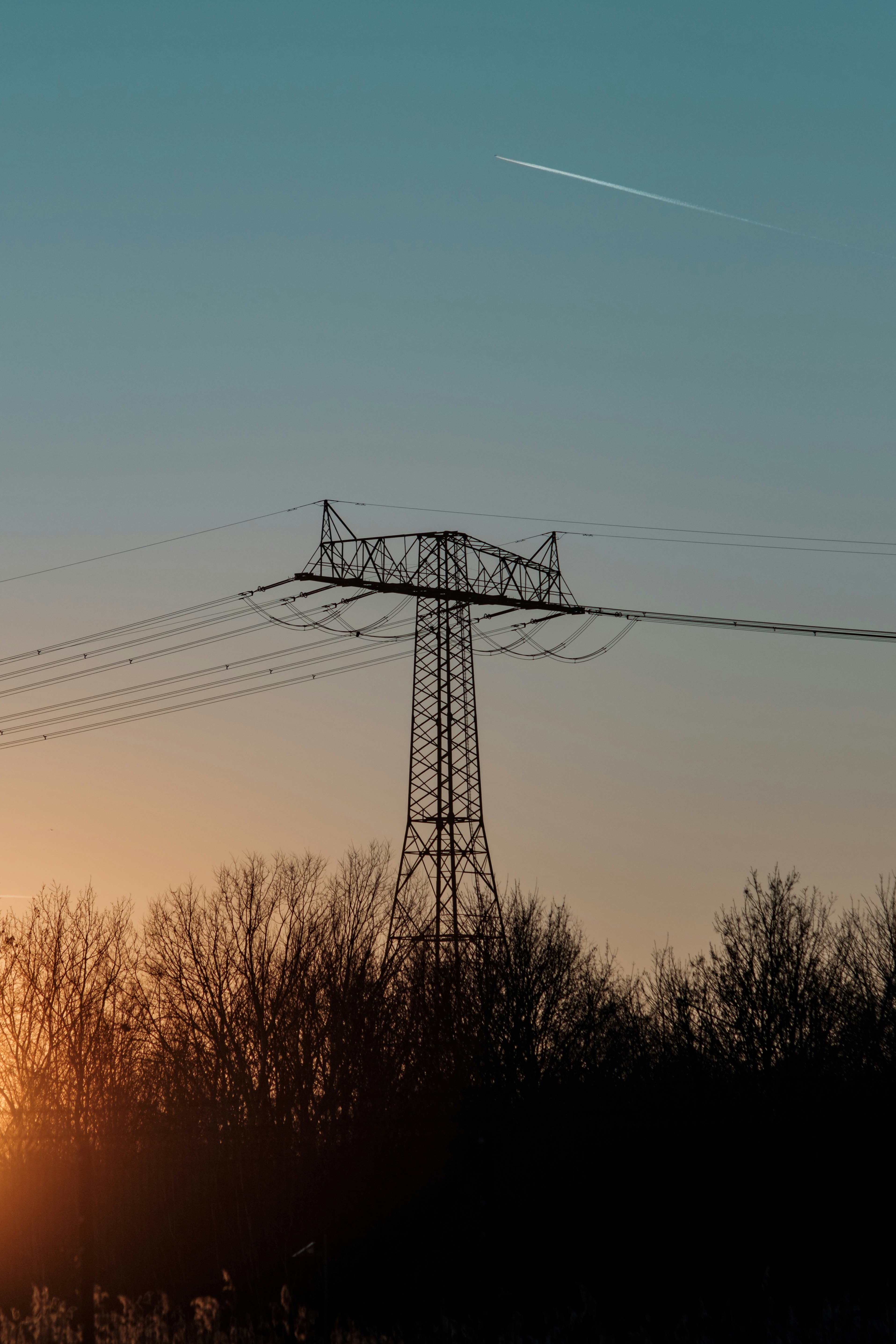 silhouette photography of tower